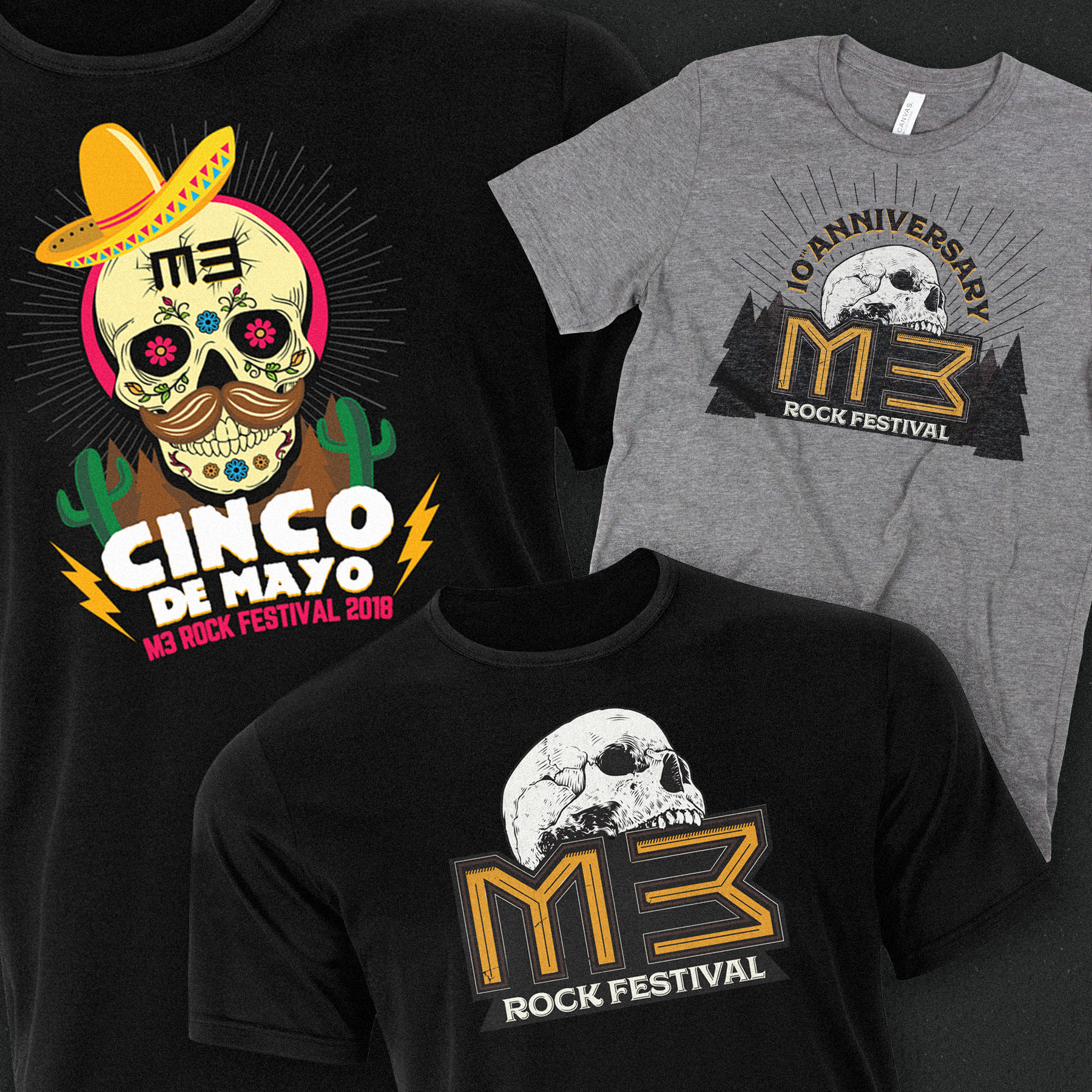 M3 Rock Festival Shirts